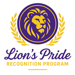 Lion's Pride Recognition Program logo