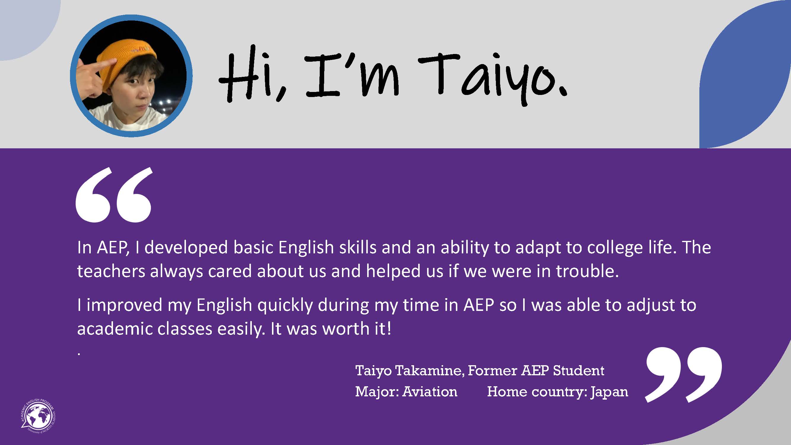 Taiyo Testimonial