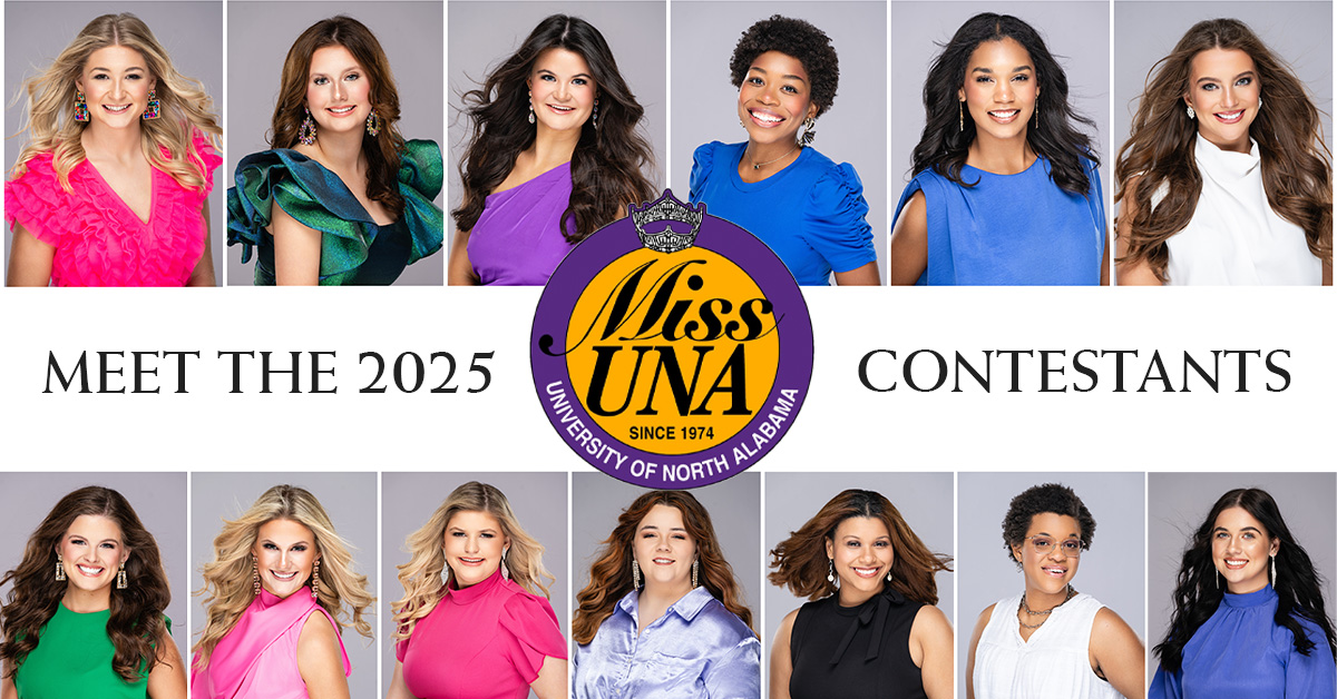 Caroline Coleman, of Lawrenceburg, Tenn., was crowed Miss UNA 2025.