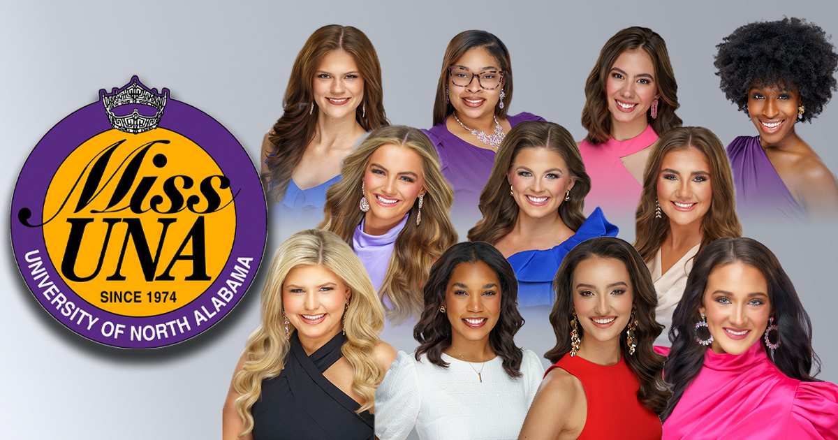 Jada Winston, of Pelham, was crowned Miss UNA 2026 at the event Saturday evening at Norton Auditorium.